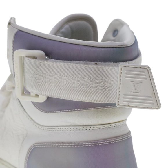 LOUIS VUITTON Monogram Rivoli Line High Top Sneakers Leather - Picture 5 of 16